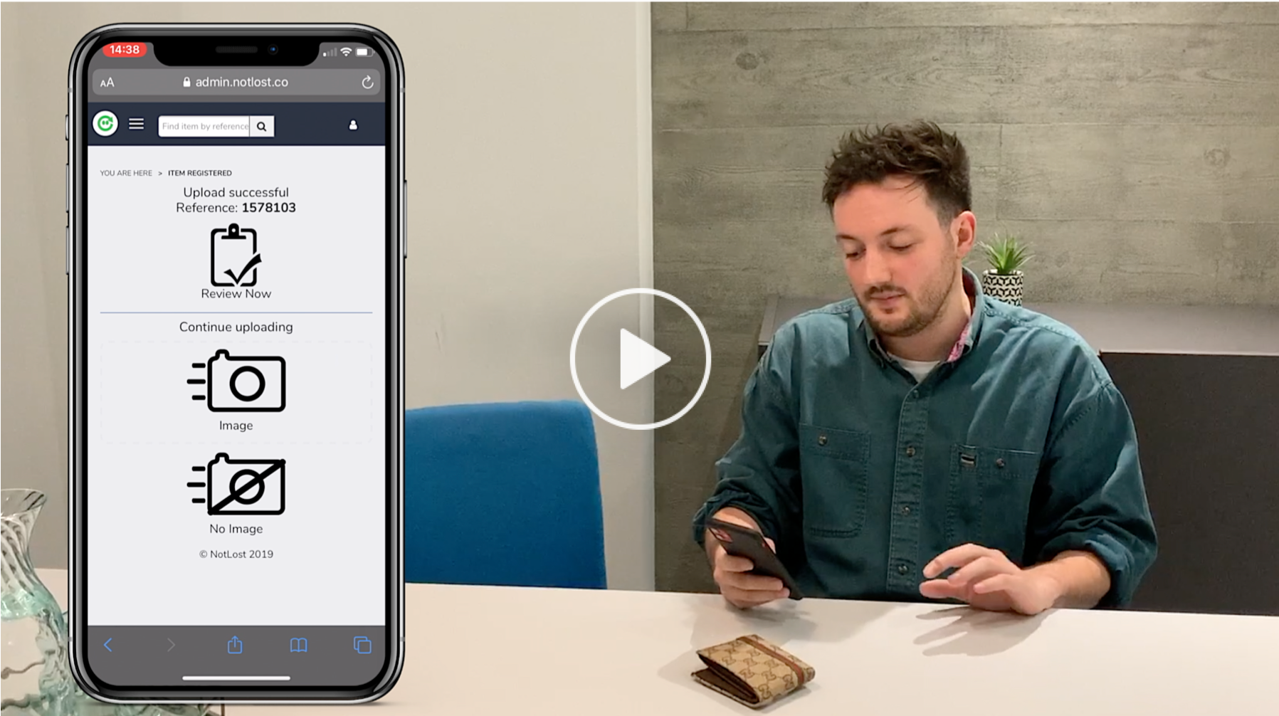 How to register an item with the NotLost lost and found software | Blog