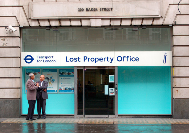TfL Baker Street Lost Property Office in London