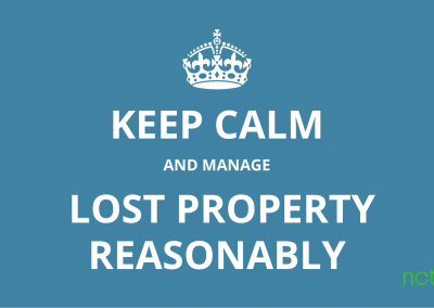 Top tips for managing lost property reasonably