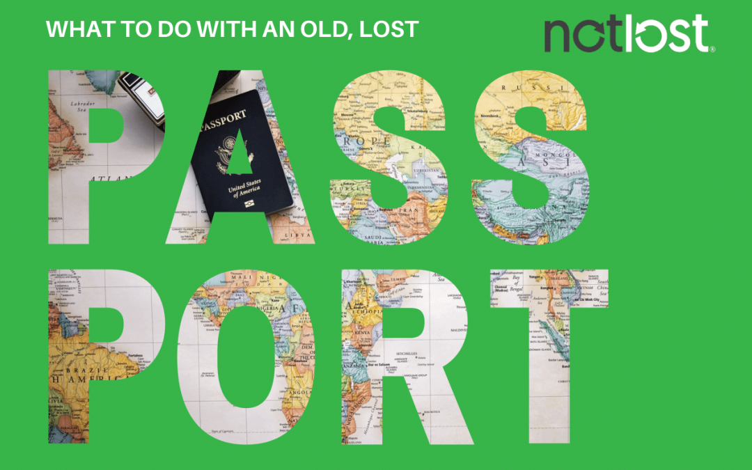 Que faire d'un ancien passeport perdu dans vos objets trouvés ?